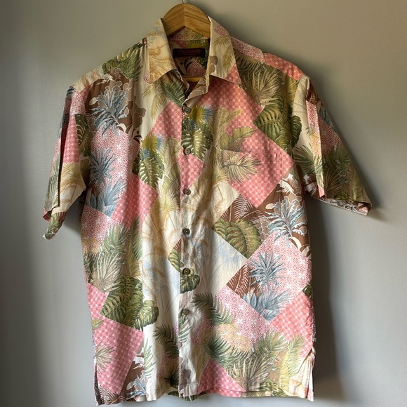 Tori Richards - Hawaiian Cotton Lawn Shirt size S - Picture 1 of 5